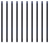 BALUSTER RECT STEEL BLK 32X1IN
